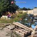 Traffico illecito di rifiuti, sequestrata un'area adibita a discarica a Mola di Bari