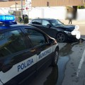 Bari, auto finisce fuori strada a San Girolamo