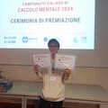 Il barese Samuel Stripoli a soli 15 anni vince il  "Campionato italiano di calcolo mentale "