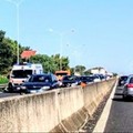 Incidente sulla statale 16 a Bari, code direzione Sud
