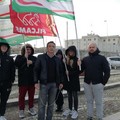Porto di Bari, sit-in di protesta dei lavoratori dei servizi fiduciari