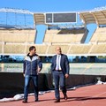Stadio San Nicola a Bari, si valuta la rimozione dei petali rimasti