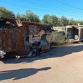 Trovate due auto incendiate, una era rubata al quartiere Santo Spirito