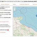 Scossa di terremoto nel nord-barese: avvertita anche a Bari