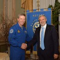 Rotary Club di Bari, l'astronauta Vittori nominato socio onorario