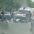 Incidente alla rotatoria di San Marcello, ferito il conducente di uno scooter