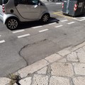 Bari, pista ciclabile in corso Vittorio Emanuele a rischio caduta?