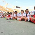 Bari, 237 bambini hanno colorato di biancorosso lo stadio per il Generation Day