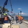 Lavori ai candelabri ornamentali del lungomare di Bari: interventi sui primi 24