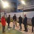 Inaugurato l'impianto di pubblica illuminazione della piazzetta tra via Genova e via Pantanelli a Carbonara