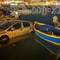 Auto in mare nel porto di Santo Spirito