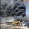 A fuoco il campo Rom di Bari-Japigia