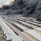 Maxi incendio nella sede di Terminal Puglia a Rutigliano: a fuoco il capannone di oltre 30.000 metri quadri