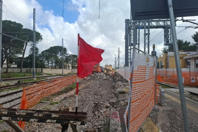 Lavori Ferrovie Sud Est. <span>Foto Ufficio stampa </span>