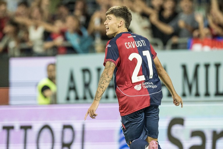 Nicolò Cavuoti. <span>Foto Cagliari Calcio </span>