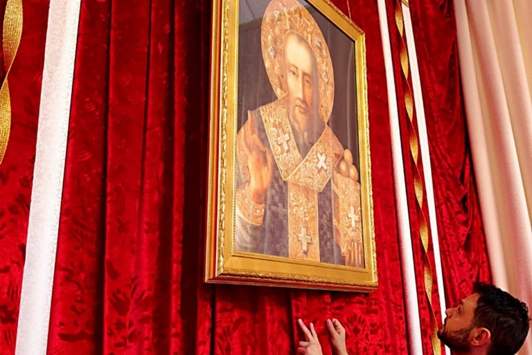Anche quest'anno un "pezzo" della Festa di San Nicola a Bari parlava giovinazzese