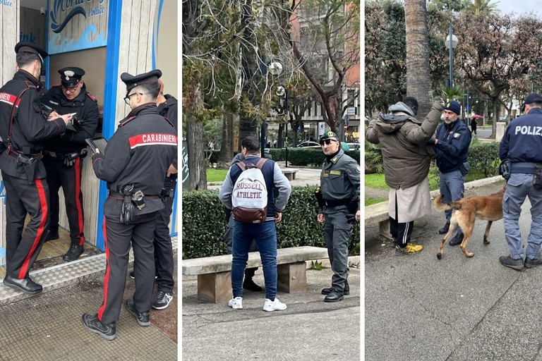 Controlli straordinari a piazza Umberto e Aldo Moro a Bari: identificate 201 persone