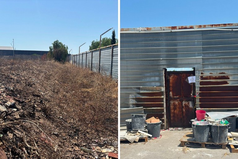 Sorpreso dalla Polizia Locale di Bari ad incendiare rifiuti nella zona a industriale, via Milella