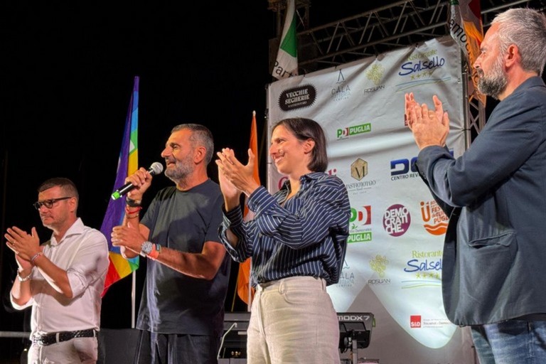 Antonio Decaro ed Elly Schlein