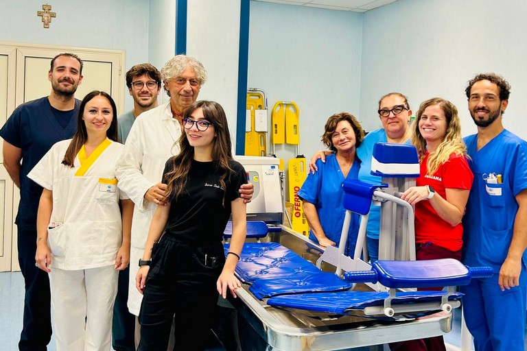 Equipe del centro ustioni del Policlinico di Bari