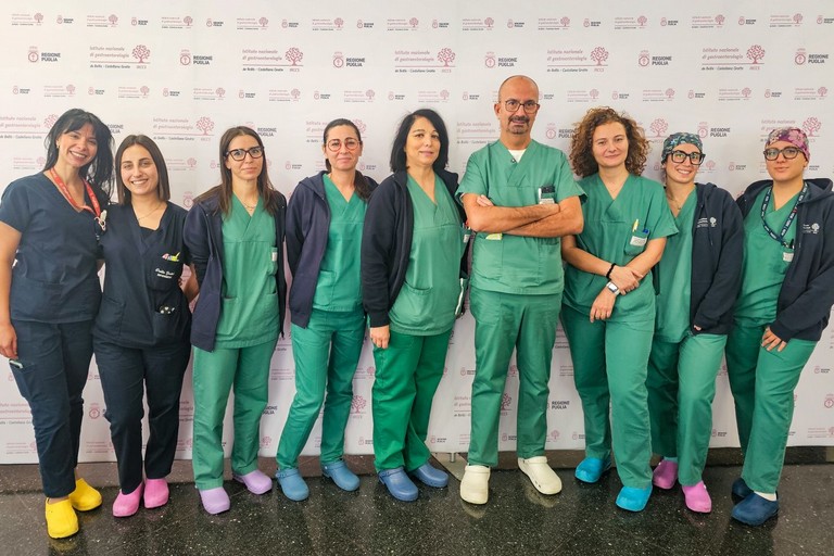 Equipe Vincenti. <span>Foto Irccs De Bellis </span>