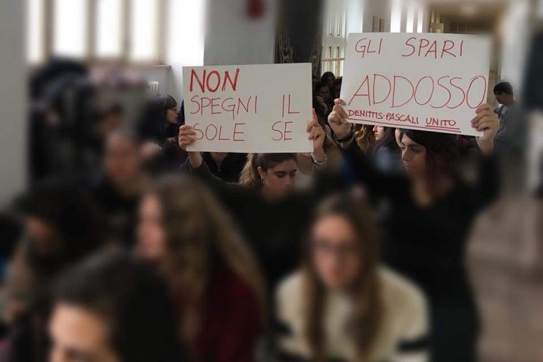 Protesta Liceo De Nittis-Pascali