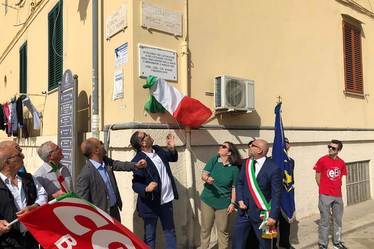 La manifestazione di ieri mattina