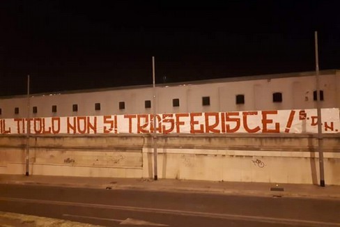 Striscione Seguaci della Nord