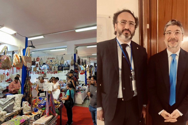 Il presidente di Nuova Fiera del Levante Frulli incontra il Ministro Plenipotenziario Fabrizio Lobasso