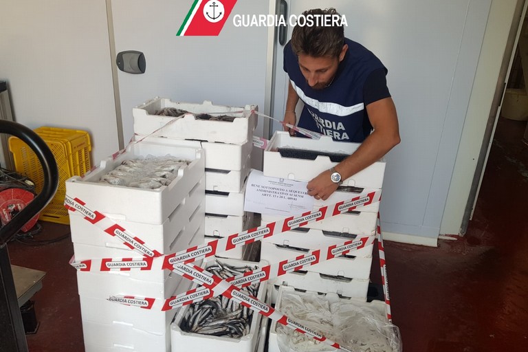 Il pesce sequestrato