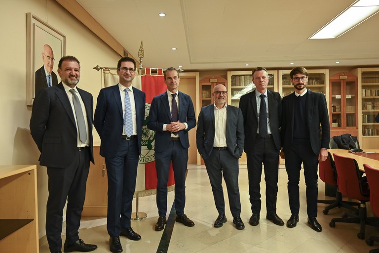 foto di gruppo con i responsabili scientifici dellaccordo