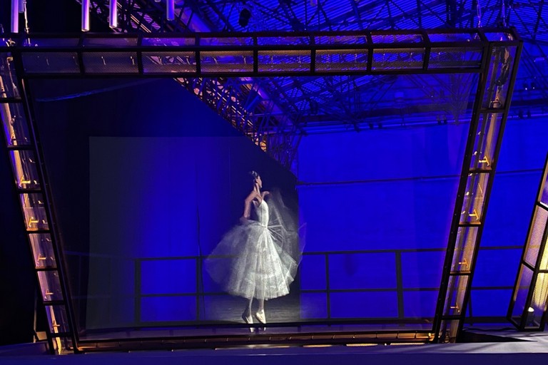 foto palco olografico