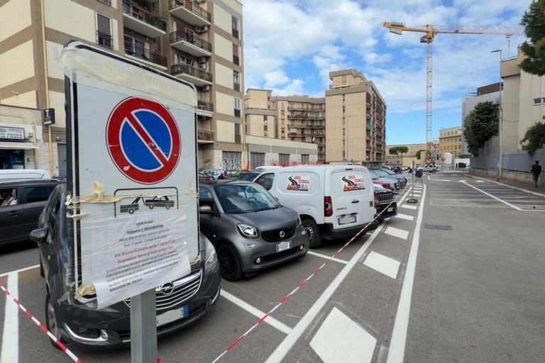 Nuovi stalli in via Garrone. <span>Foto Comune di Bari </span>