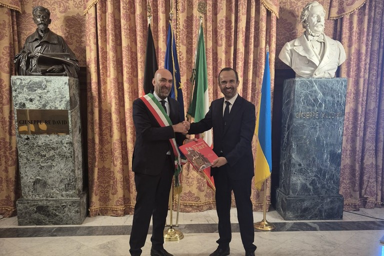 Lecces ed Hanna. <span>Foto Comune di Bari </span>
