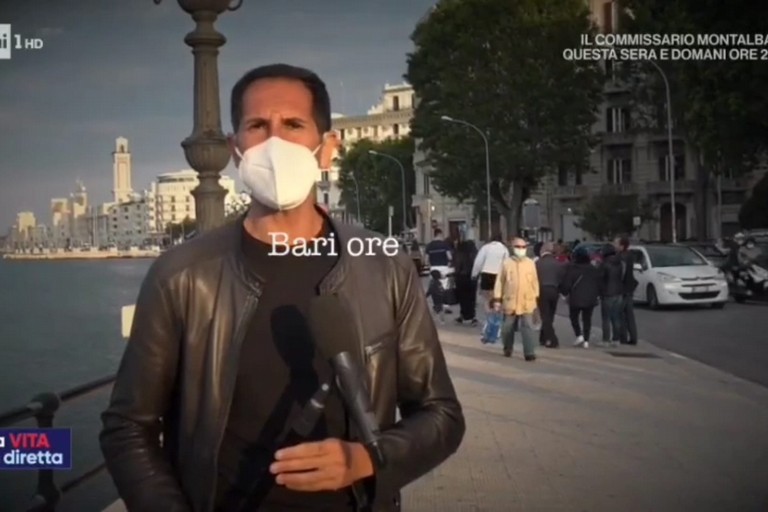 giornalista rai aggredito bari
