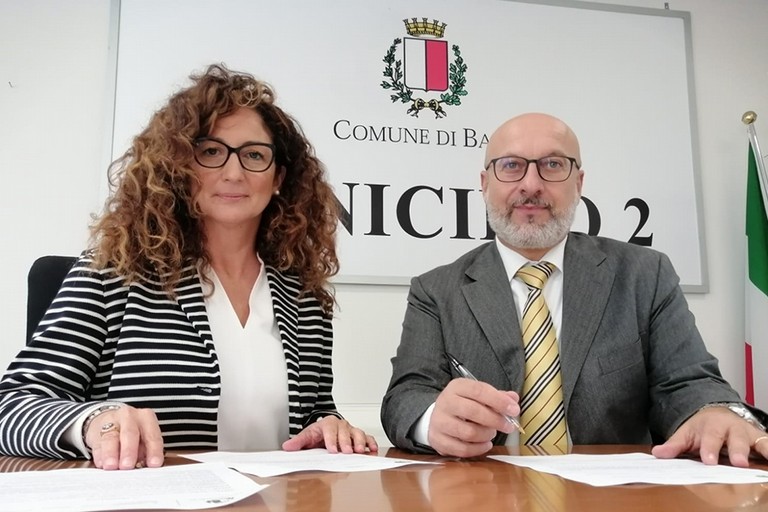 Giovanna Salemmi Consigliere al Sorriso e Gianlucio Smaldone Presidente del Municipio