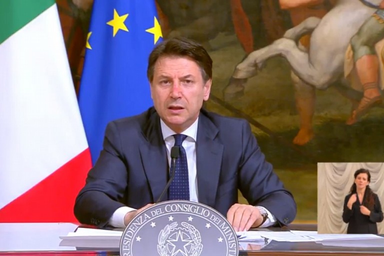 Il premier Conte