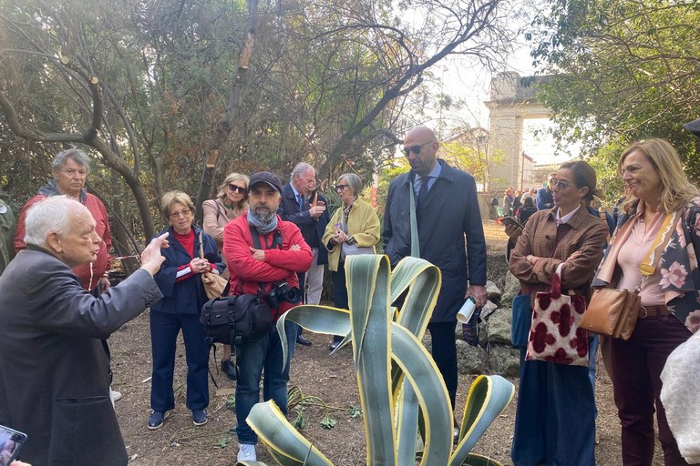 Il sindaco visita il Vecchio vivaio comunale. <span>Foto Rosanna Luise</span>