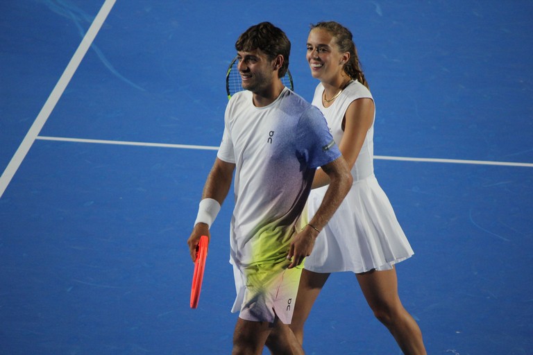 Bari brilla di grande tennis: Italia-Croazia, le immagini della prima giornata dell'Hopman Cup