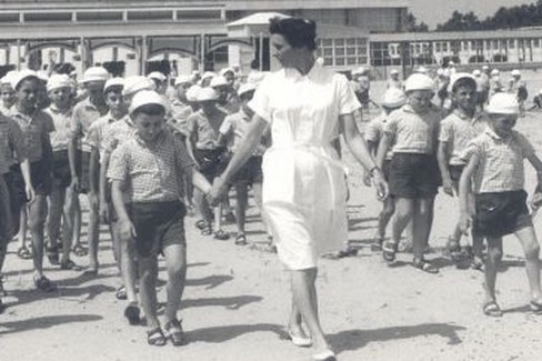 Una colonia di bimbi nella vecchia Santo Spirito