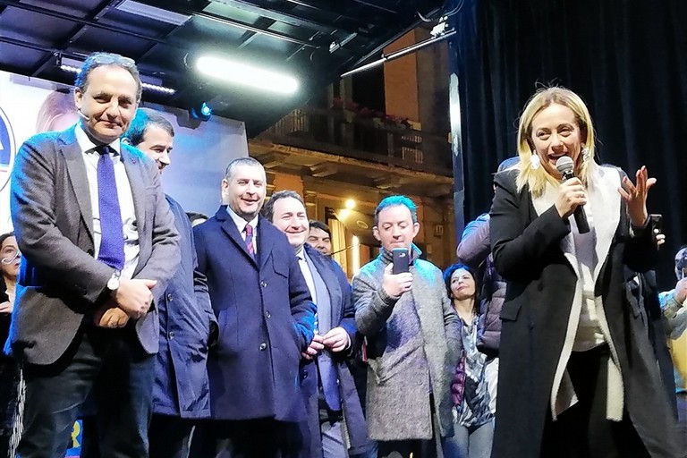 Giorgia Meloni a Bari