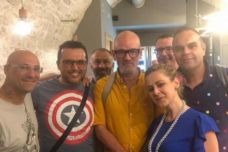 Michael Stipe a Castellana. <span>Foto Facebook</span>