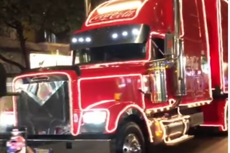 Il truck della Coca Cola