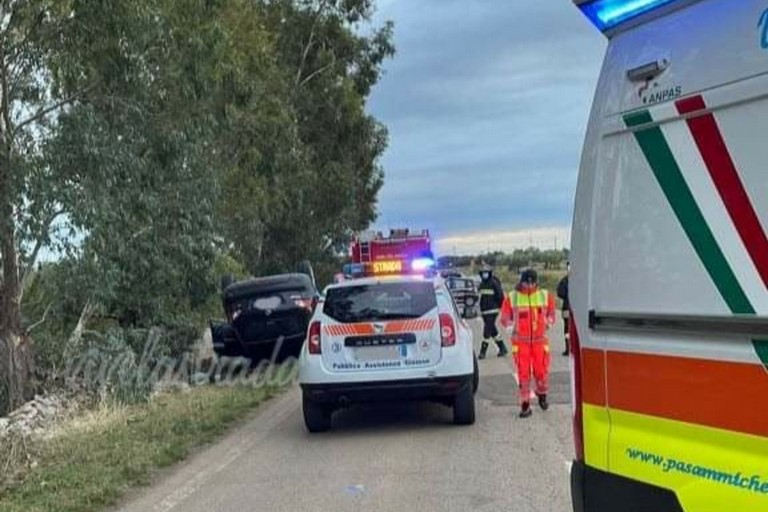 L'incidente. <span>Foto Pagina Facebook Vivilastrada</span>