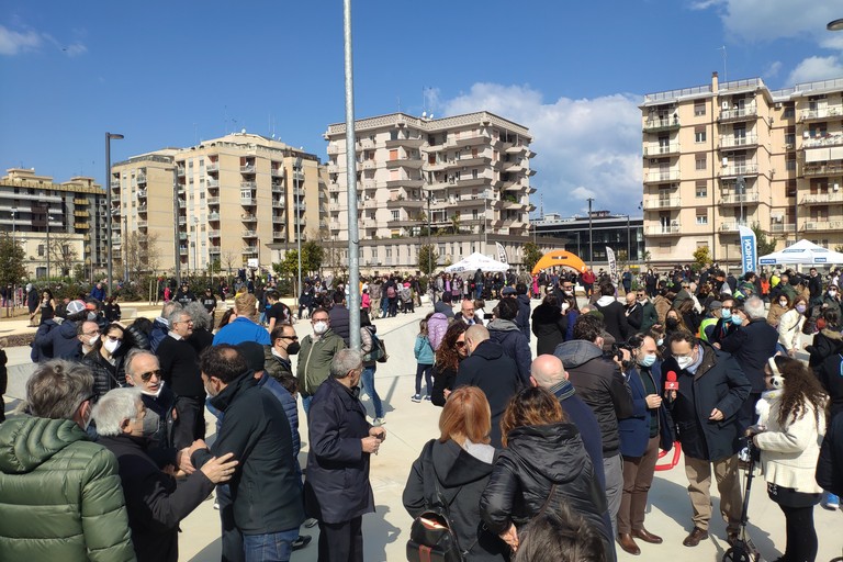 L'inaugurazione del parco