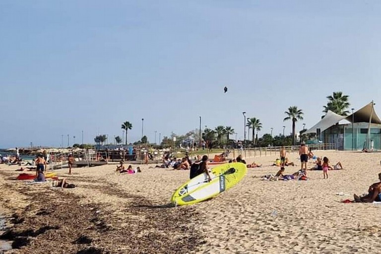 La spiaggia a Bari