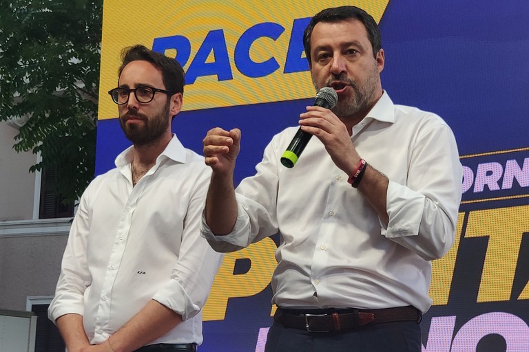 Romito con Salvini