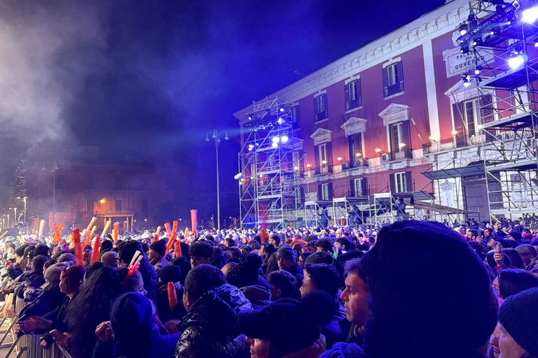 La piazza a Capodanno