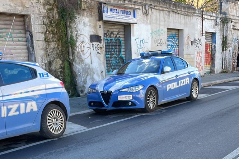 L'intervento della Polizia di Stato