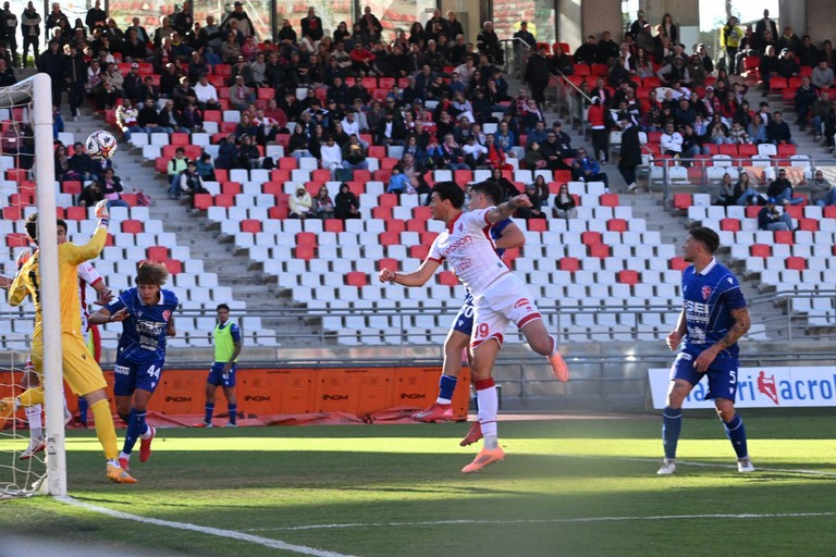 Il gol di Cerri. <span>Foto SSC Bari </span>